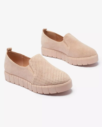 Baskets à enfiler ajourées en poudre pour femme Cegeti - Footwear