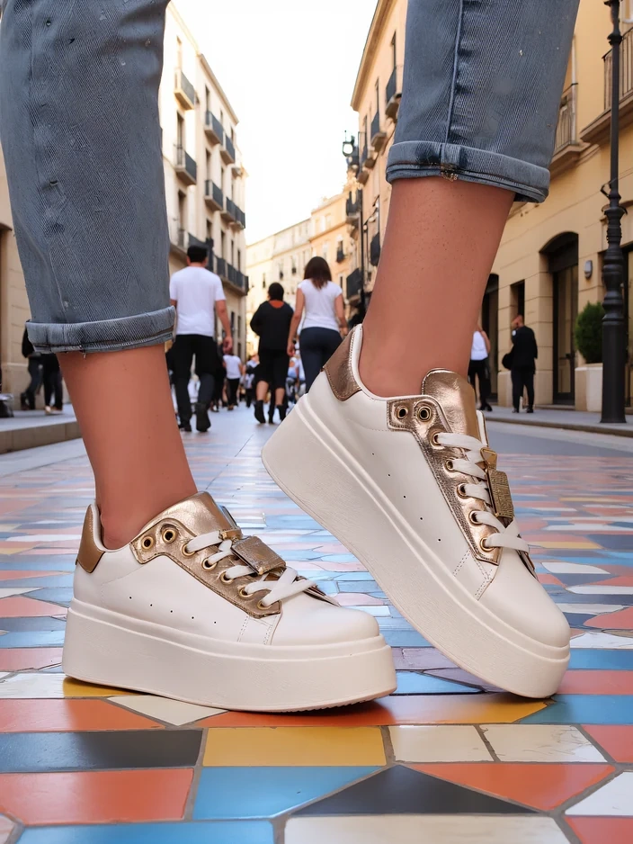 Royalfashion Baskets de sport pour femmes Kisoffi