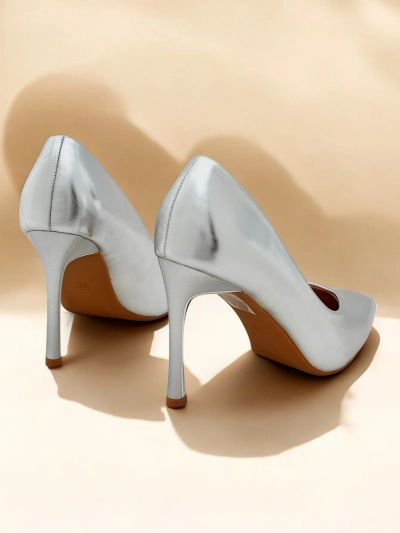 Royalfashion Escarpins classiques à talons aiguilles pour femmes, de style pointu, modèle Doemi