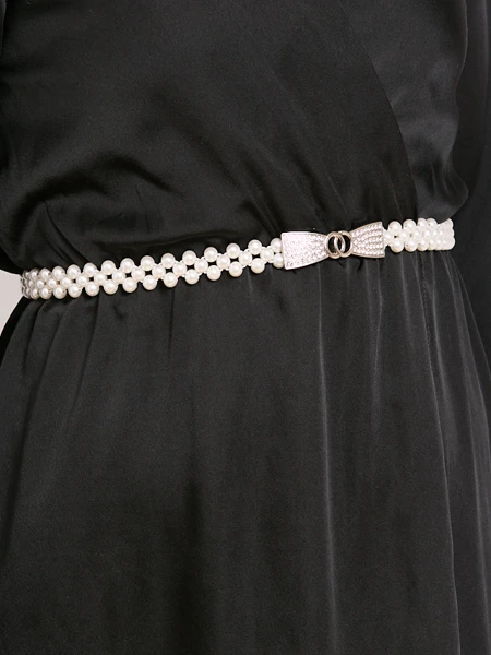 Ceinture pour femme Callista nacrée avec boucle nœud – l'élégance à l'italienne