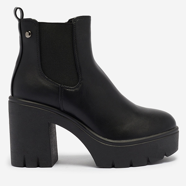OUTLET Bottines noires pour femmes sur un montant supérieur Arlinn- Footwear
