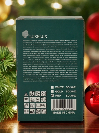Bougie parfumée de Noël Joyeux Noël Bonne Année