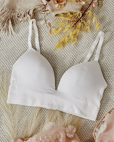 Royalfashion Soutien-gorge côtelé pour femme