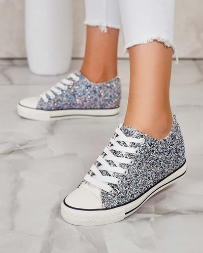Royalfashion Baskets pour femme à talon recouvert Finia
