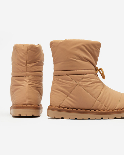 Royalfashion Bottes de neige à enfiler pour femme en marron Nevonsis