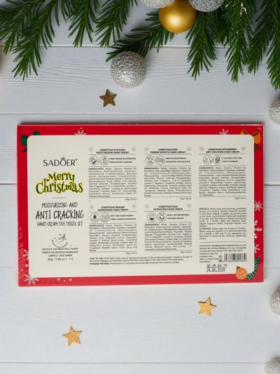 Sadoer Ensemble de crèmes pour les mains de Noël