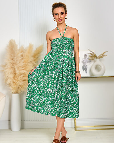 Royalfashion Robe imprimée longueur genou pour femme