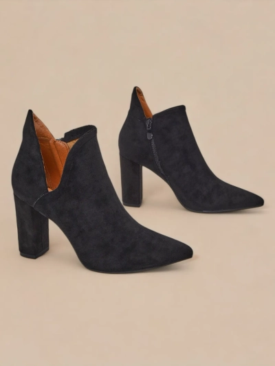 Bottes noires avec coupe d'Alania - Footwear