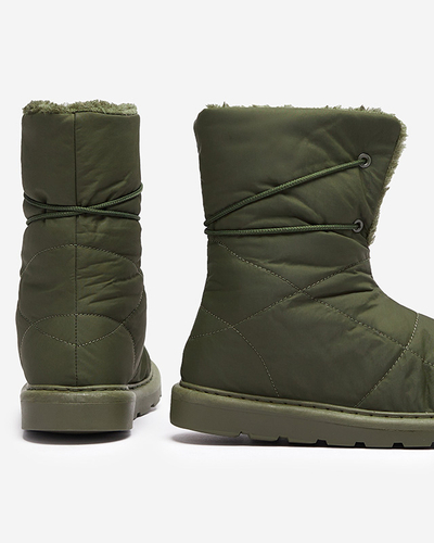 Vert foncé chaussures pour femmes a'la bottes de neige Amirfu- Footwear
