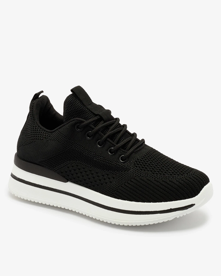 Royalfashion Chaussures de sport pour femmes noir Losoyta