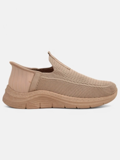 Chaussures slip-on pour femmes Selene Beige - baskets confortables à talons plats