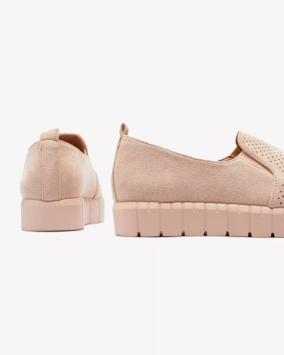 Baskets à enfiler ajourées en poudre pour femme Cegeti - Footwear
