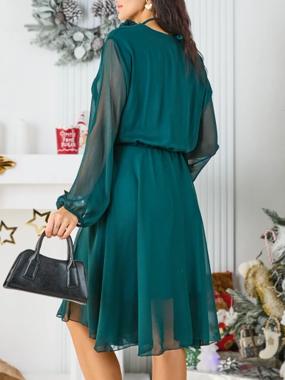 Robe pour femme classique à mi-longueur de Royalfashion