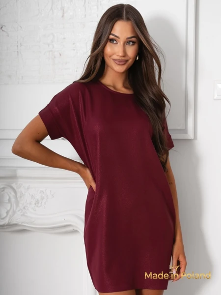 Robe courte simple pour femmes Lady Time
