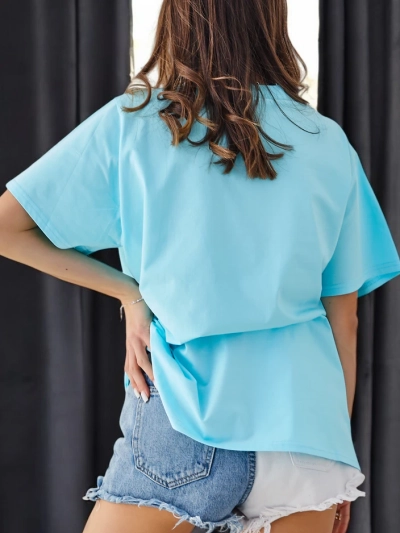 Royalfashion T-shirt en coton pour femmes Papillon Romantique