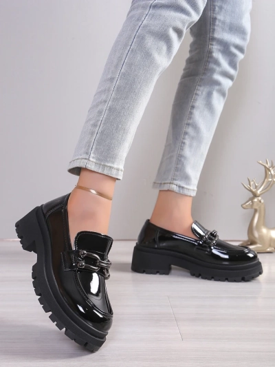 Royalfashion Mocassins en vernis pour femmes Arieda