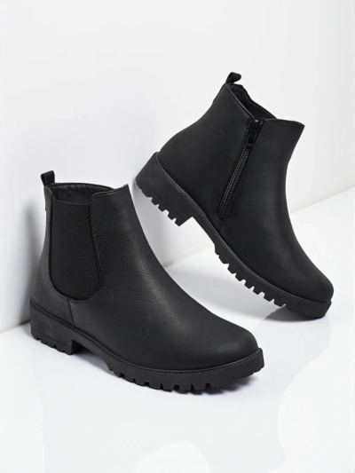 Bottines Chelsea pour femmes en cuir écologique Belmo