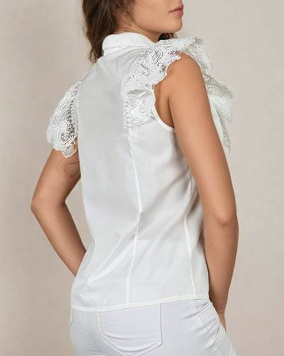 Royalfashion Chemise en dentelle pour femme
