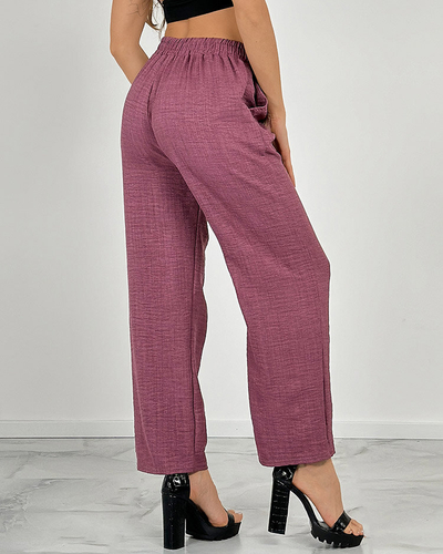 Royalfashion Pantalon large pour femme