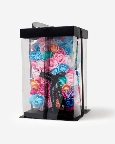 Ourson en peluche rose blanc - Accessoires