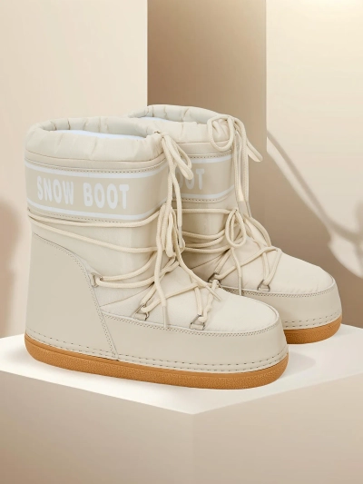 Royalfashion Bottes de neige pour femmes avec un revers Soblesia