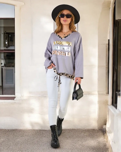 Royalfashion Chemisier imprimé pour femme