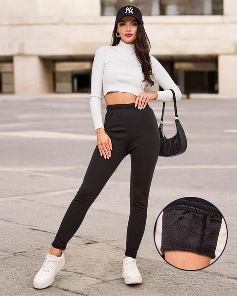 Royalfashion Pantalon teggings isolé pour femme PLUS SIZE