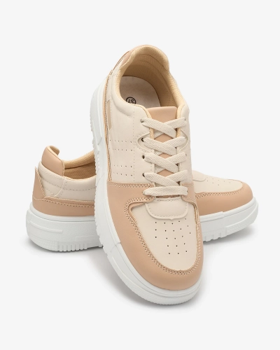 Baskets de sport pour femme en marron clair Hellar - Chaussures