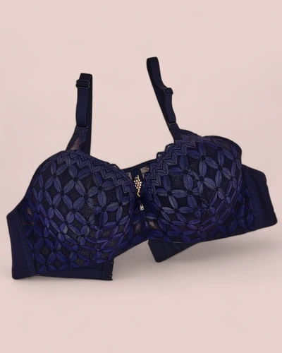 Soutien-gorge rembourré Royalfashion pour femmes avec dentelle