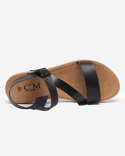 Sandales noires femme Canni - Chaussures