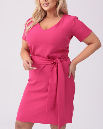 Royalfashion Robe en tissu pour femme PLUS SIZE