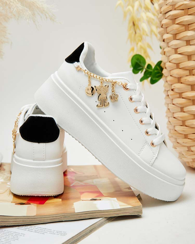 Royalfashion Baskets sportives pour femmes avec embellissement Gonemi