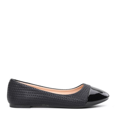 Czarne balerinki Holland- Obuwie