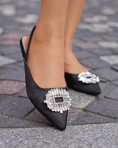 Ballerines Etalli noires. Chaussures