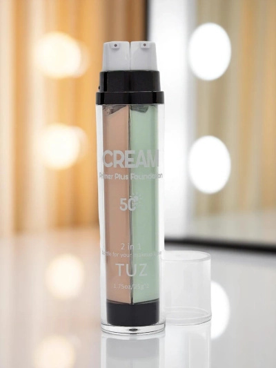 Crème 2 en 1 avec base de maquillage et fond de teint