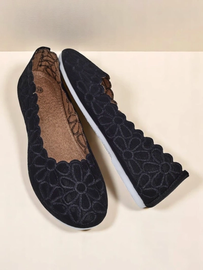 Royalfashion Ballerines florales pour femmes Magerro