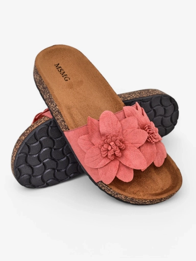 Sandales pour femmes Royalfashion avec fleurs Foules