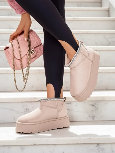 Royalfashion Bottes courtes pour femmes a'la bottes de neige Xoalla