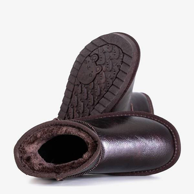 OUTLET Bottes de neige pour enfants Yola marron - Footwear