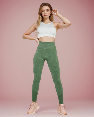 Royalfashion Leggings côtelés pour femme