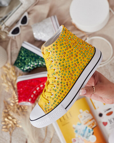 Royalfashion Baskets à paillettes pour femme Shis