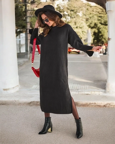 Robe pull longue pour femmes de Royalfashion