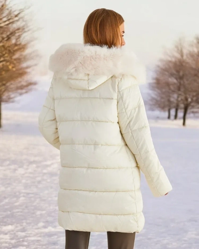 Royalfashion Veste d'hiver matelassée pour femme