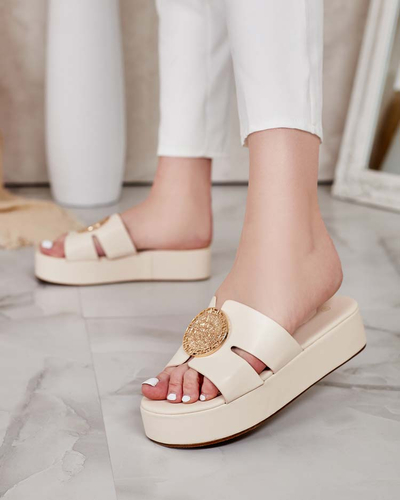 Royalfashion Tongs à plateforme Emicia pour femme