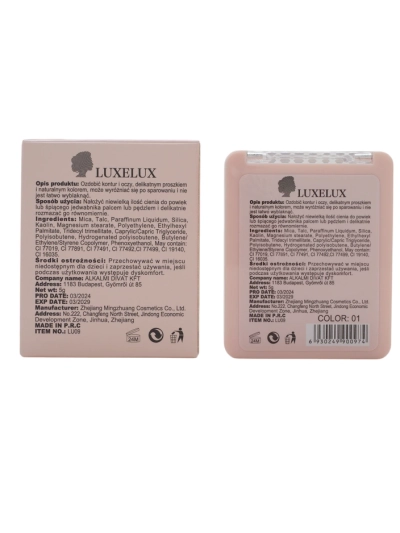 Palette de Fards à Paupières Luxelux 01 7g