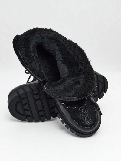 Bottines workwear pour femmes avec fourrure Cindora