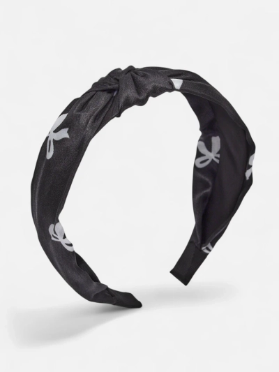 Royalfashion Bandeau Cheveux Satiné Tressé avec Imprimé