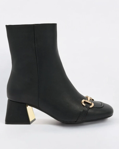 Royalfashion Bottes basses à talon aiguille pour femmes Referra