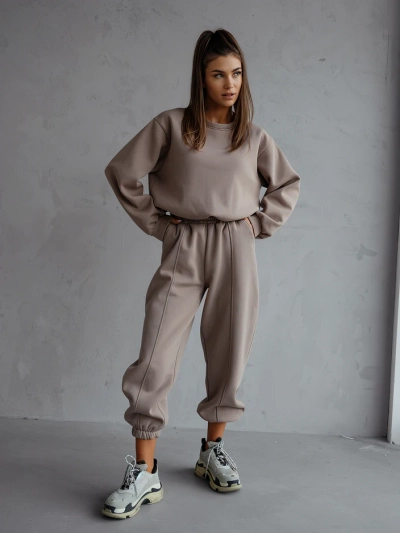 Royalfashion Ensemble de survêtement en coton pour femmes