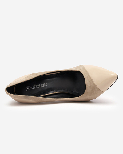 Escarpins insolites pour femmes beiges sur talon haut Voleris - Footwear